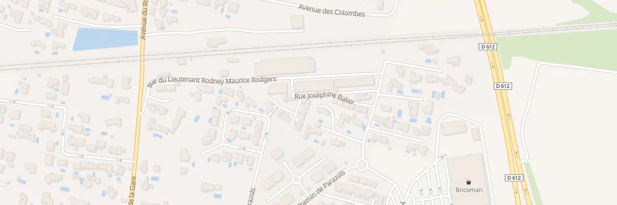 Plan du 155 Rue Joséphine Baker à Villeneuve-lès-Béziers