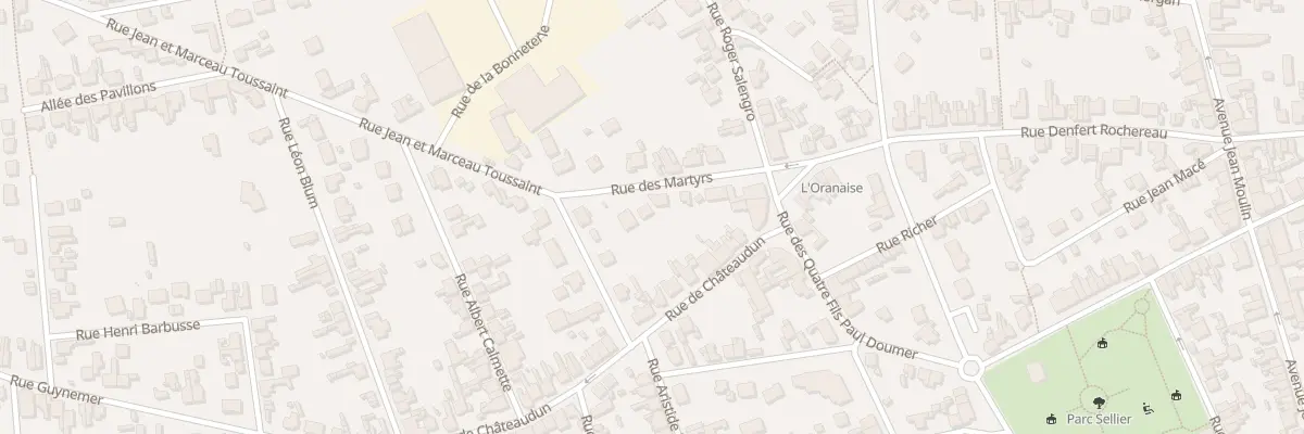 Plan du 7 Rue des Martyrs à Tergnier