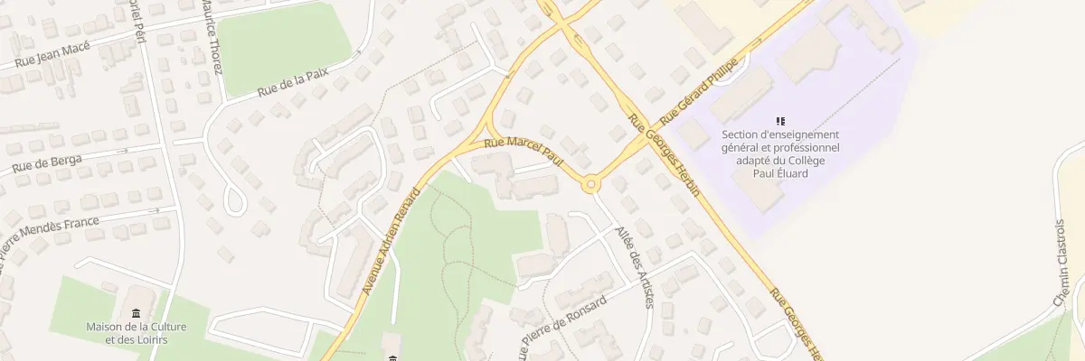Plan du 6 Rue Marcel Paul à Gauchy