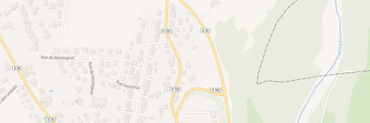 Plan du 6 Av Gambetta à Charbonnier-les-Mines