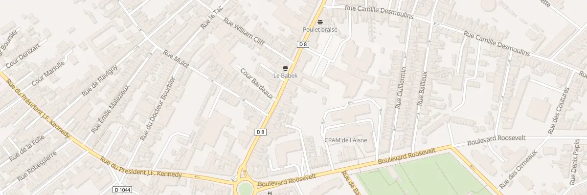 Plan du 34 Rue Georges Pompidou à Saint-Quentin