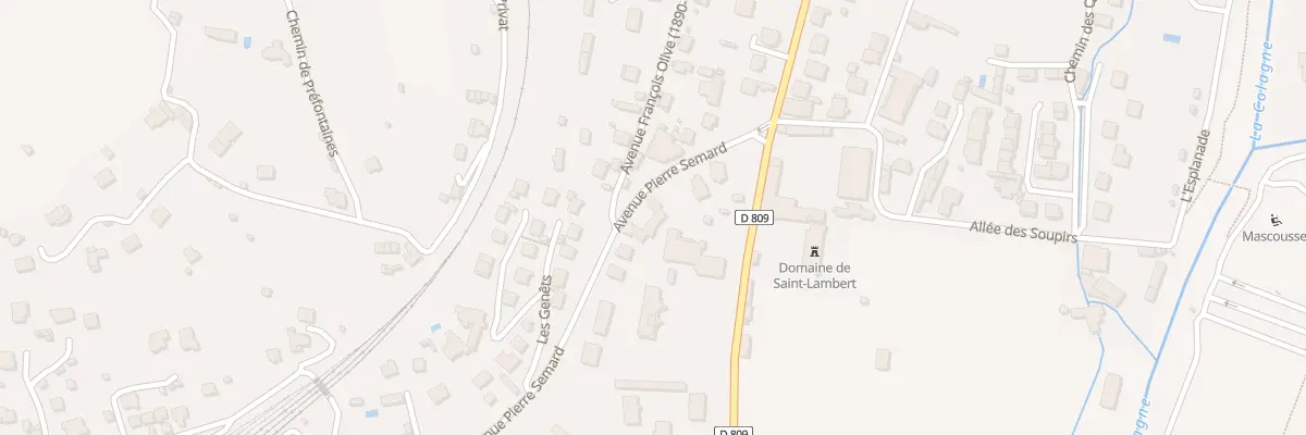 Plan du 3B Av Pierre Sémard à Marvejols
