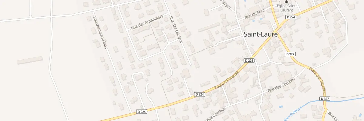 Plan du 16 Rue des Oliviers à Saint-Laure