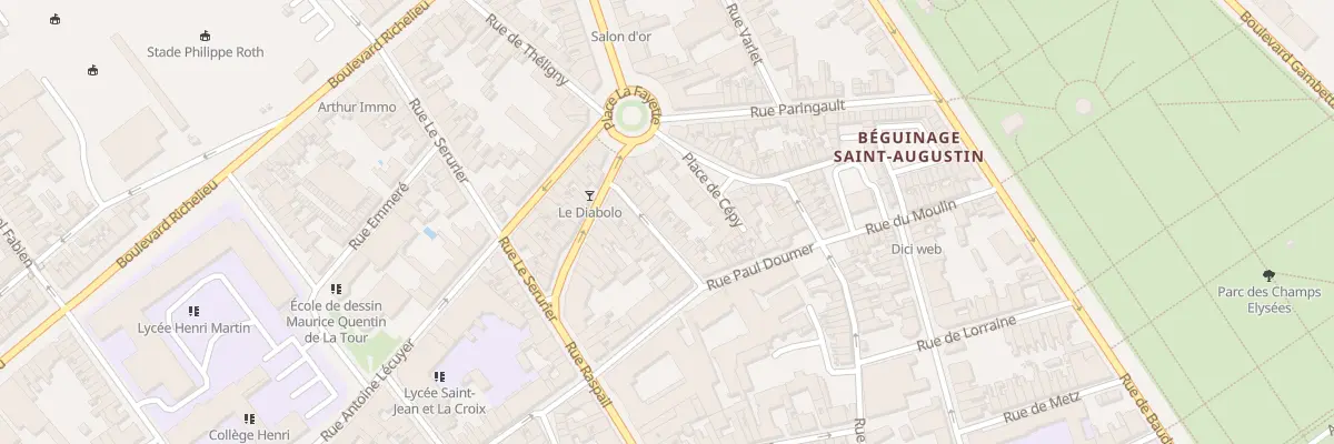 Plan du 9 Rue Pierre Curie à Saint-Quentin