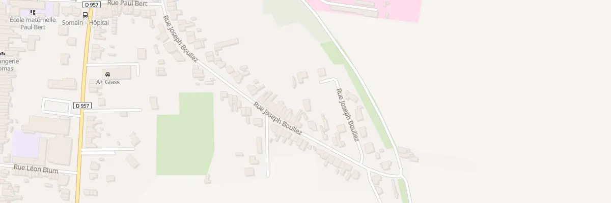 Plan du 177T Rue Joseph Bouliez à Somain