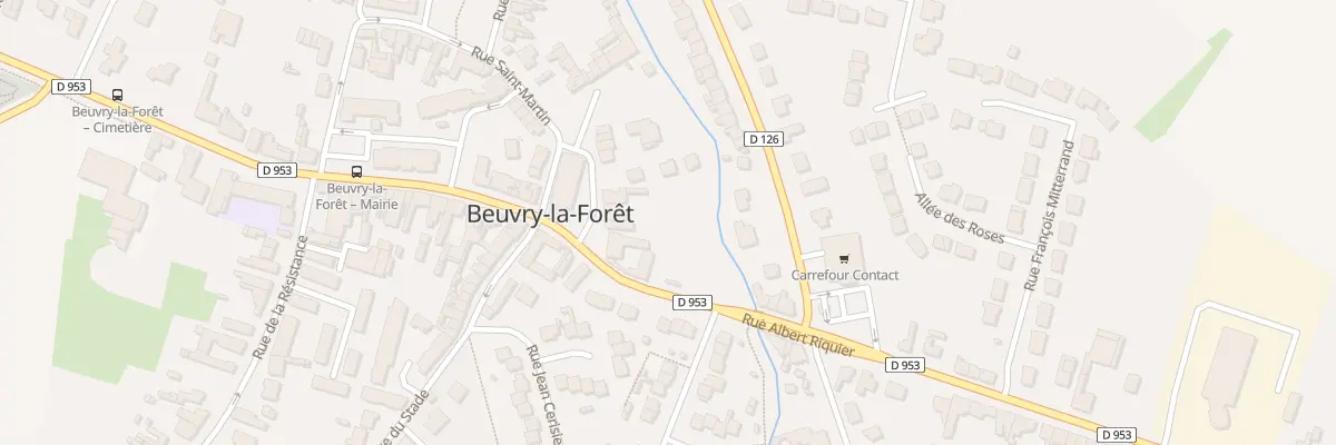 Plan du 36 Pl du Gal de Gaulle à Beuvry-la-Forêt