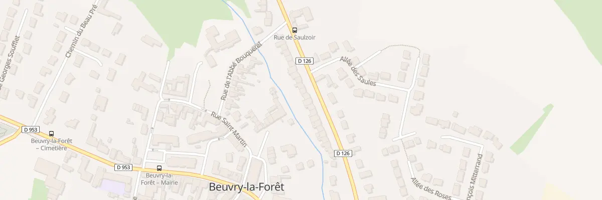 Plan du 225 Rue de Saulzoir à Beuvry-la-Forêt