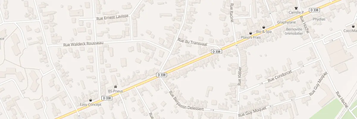 Plan du 106 Bd Gambetta à Tergnier