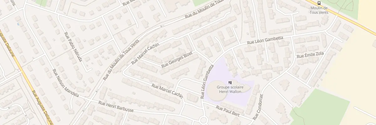 Plan du 5 Rue Georges Bizet à Gauchy