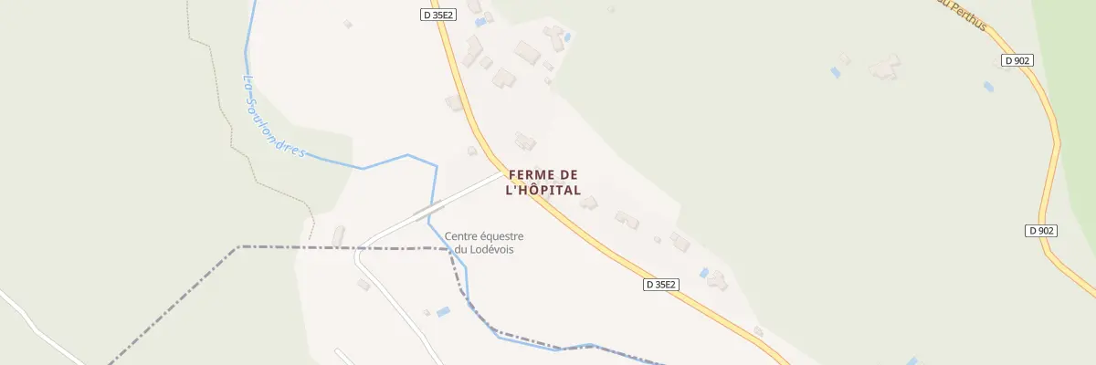 Plan du 1409 Rte de Lodève aux Plans