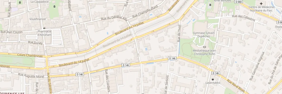 Plan du 1B Rue des Charmes à Sens