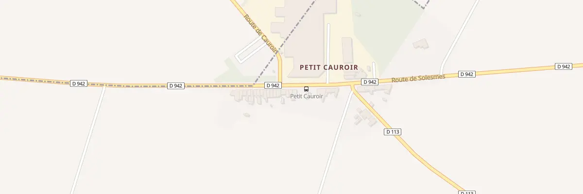 Plan du 25 Rte de Solesmes à Cauroir