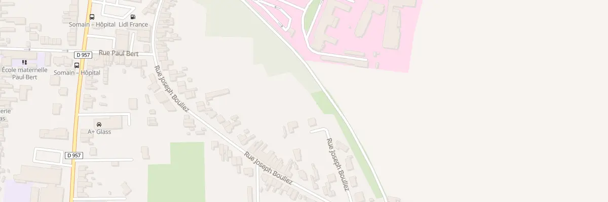 Plan du 189 Rue Joseph Bouliez à Somain
