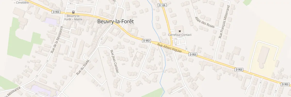 Plan du 1426 Rue Albert Ricquier à Beuvry-la-Forêt