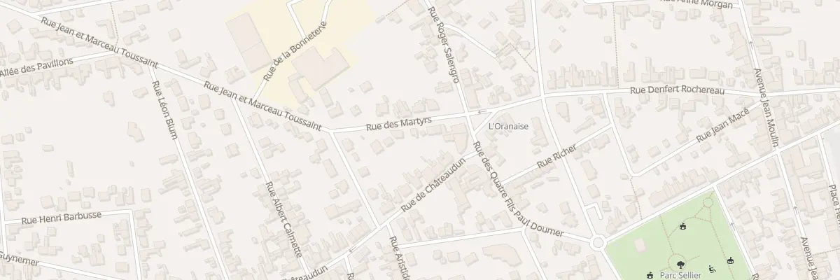 Plan du 3 Rue des Martyrs à Tergnier