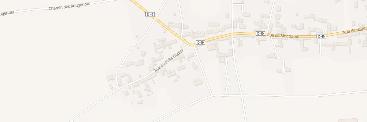 Plan du 3 Rue du Puits Godier à Soisy-Bouy