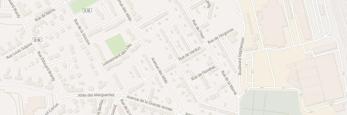 Plan du 1 Rue de Champagne à Tergnier