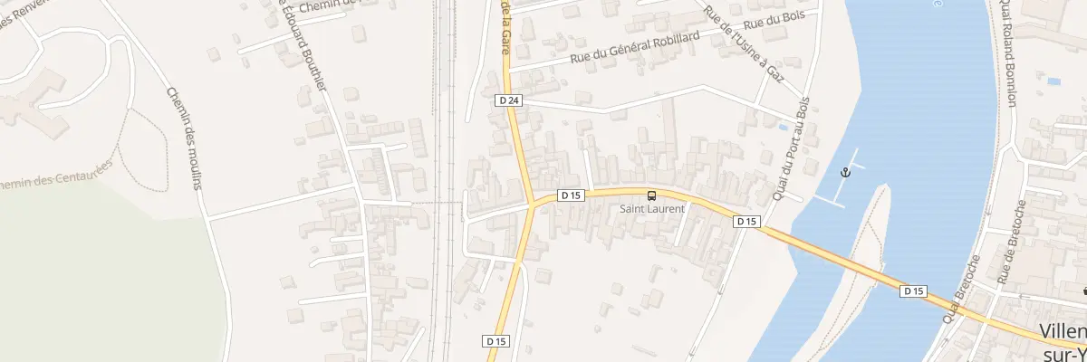 Plan du 46 Fg Saint Laurent à Villeneuve-sur-Yonne