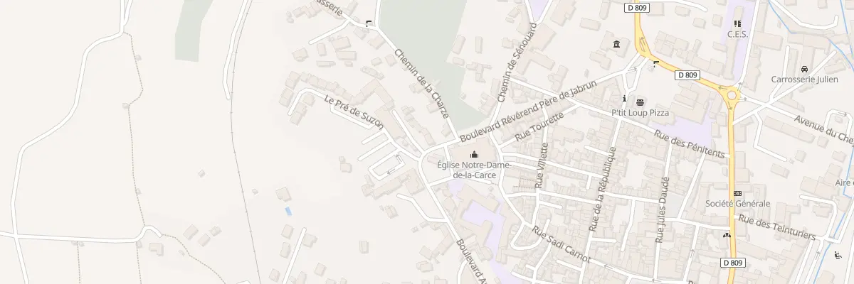 Plan du 18B Bd Rever Pere de Jabrun à Marvejols