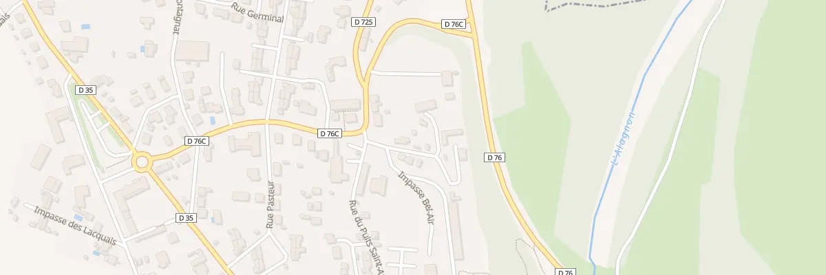 Plan du 1 Imp Bel-Air à Charbonnier-les-Mines