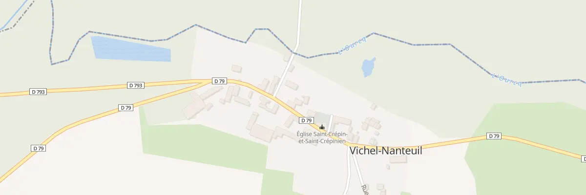 Plan du 2 Rue de l’Abreuvoir à Vichel-Nanteuil