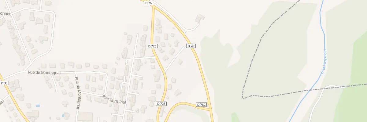 Plan du 2 Che de la Claix à Charbonnier-les-Mines