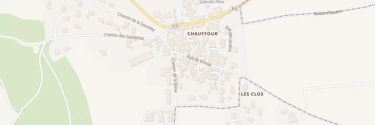 Plan du 6 Rue de Brenat (chauffour) à Orbeil