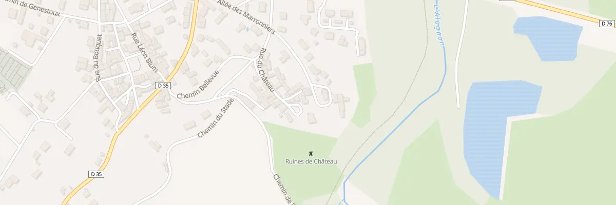 Plan du 7 Pl de la Crx du Saule à Charbonnier-les-Mines