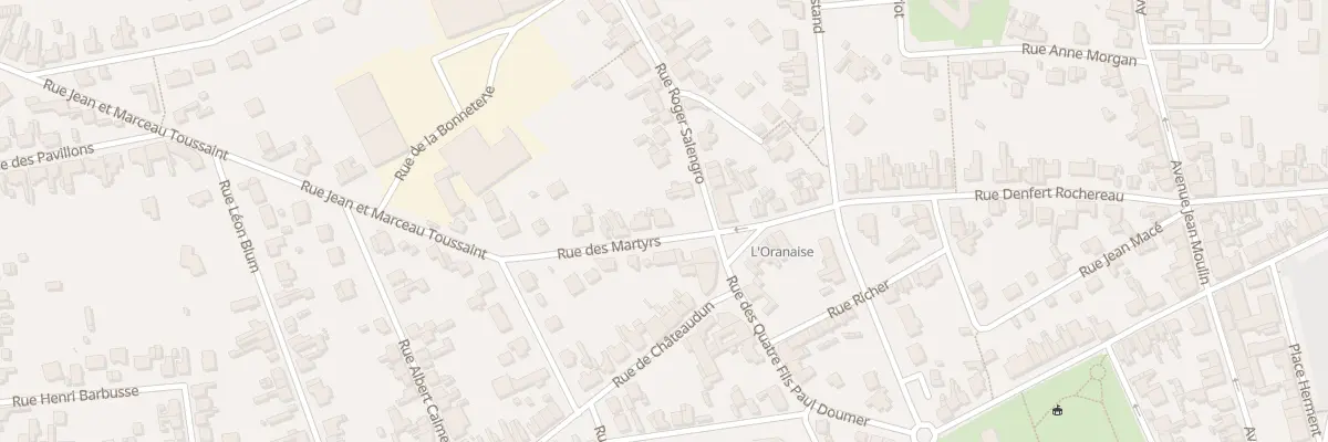 Plan du 4 Rue des Martyrs à Tergnier