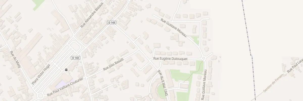 Plan du 408 Rue du Huit Mai 1945 à Somain