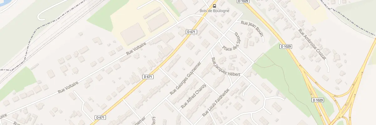 Plan du 74B Rue Pierre Sémard à Gauchy