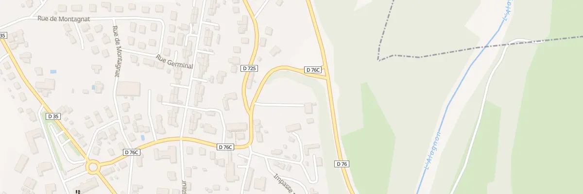 Plan du 26 Av Jean Jaures à Charbonnier-les-Mines