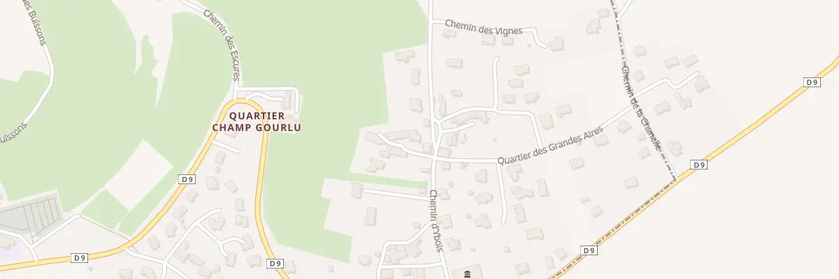 Plan du 3 Qua des Grandes Aires à Orbeil