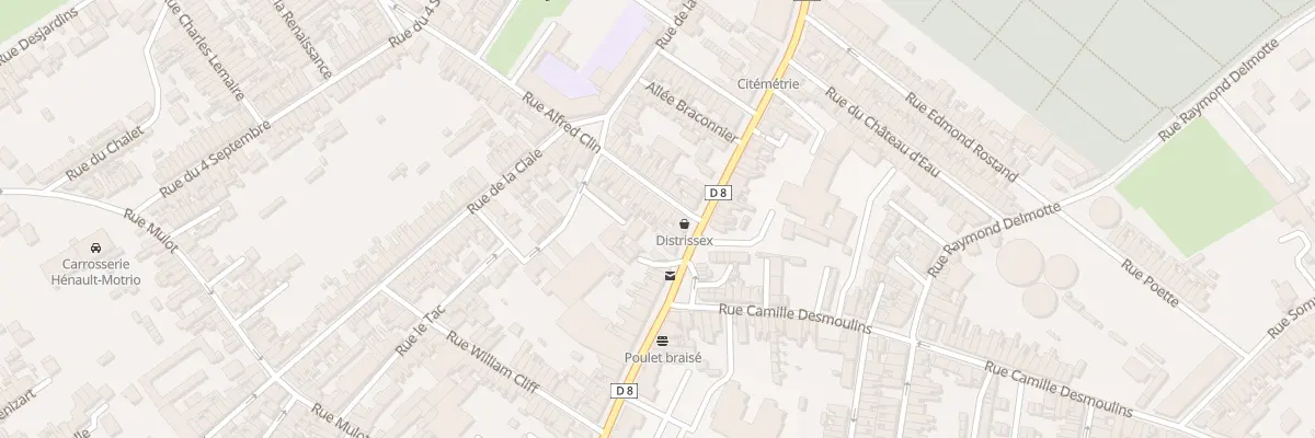 Plan du 3 Rue Alfred Clin à Saint-Quentin