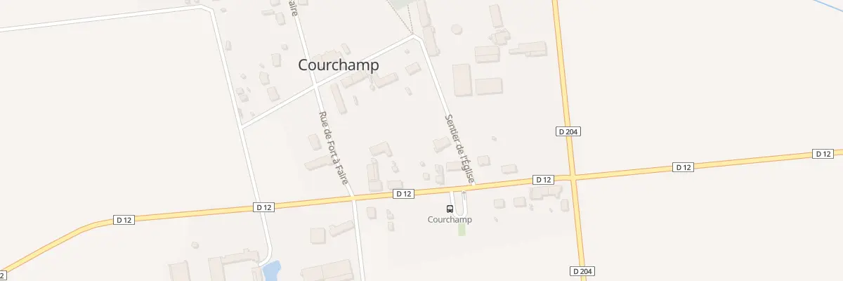 Plan du 10 Rue de la Mairie à Courchamp