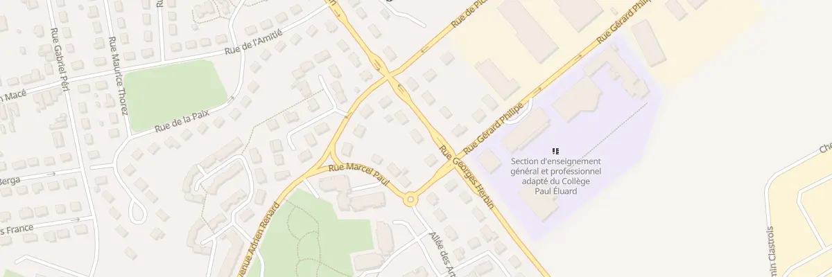 Plan du 36 Rue Georges Herbin à Gauchy
