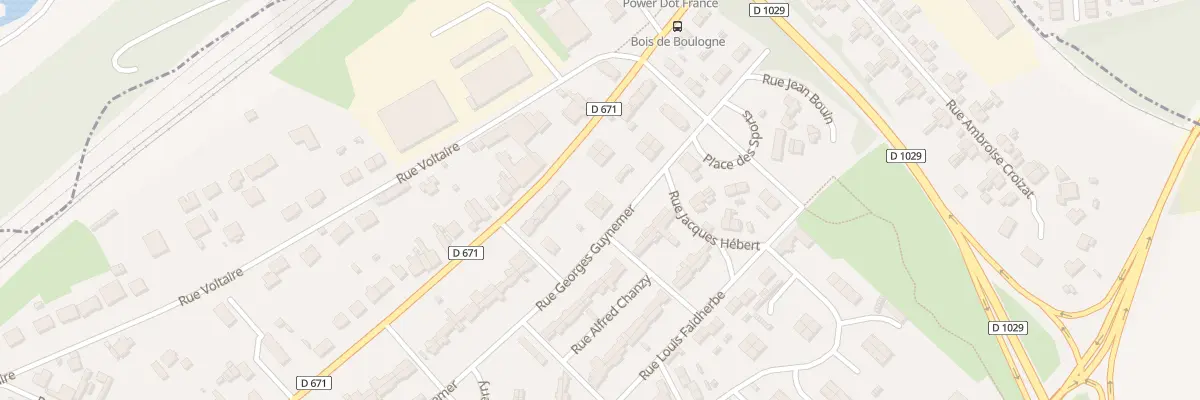 Plan du 76B Rue Pierre Sémard à Gauchy