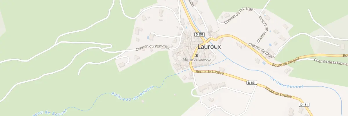 Plan du 5197F Rue d’Olivier à Lauroux