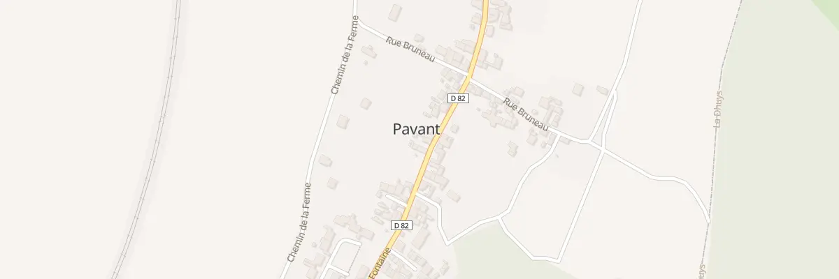Plan du 21 Rue Jean de la Fontaine à Pavant