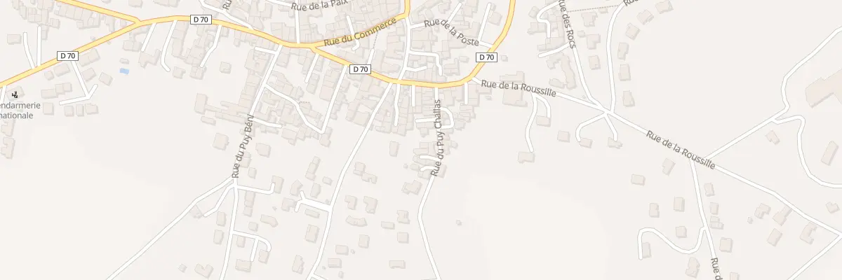 Plan du 18 Rue du Puy Challas à Vertaizon