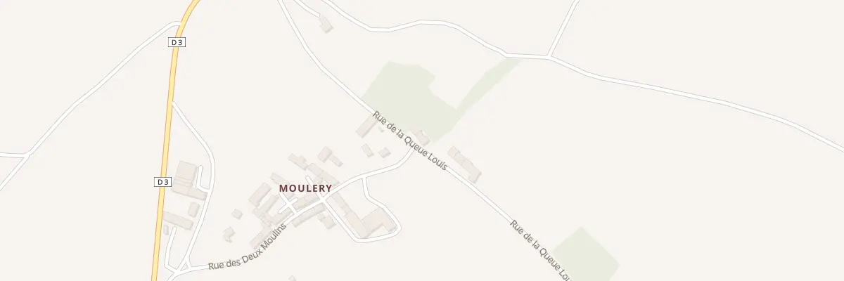 Plan du 164 Moulery à Thury