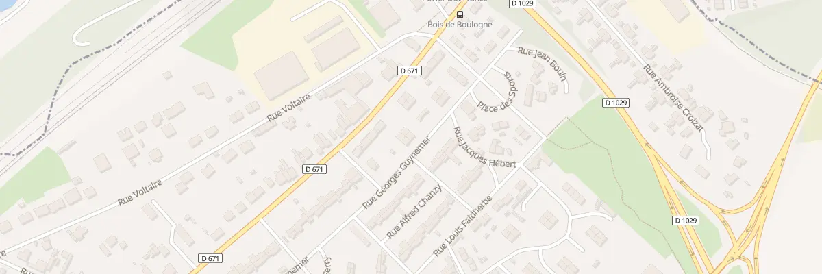Plan du 21 Rue Guynemer à Gauchy