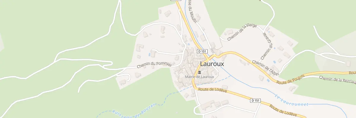 Plan du 5181F Che du Cadilhoc à Lauroux