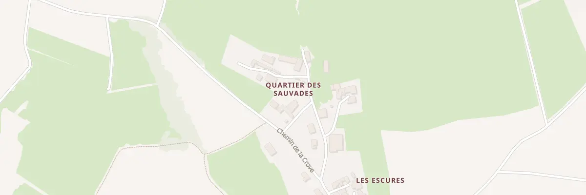 Plan du 5023 Les Escures à Aulhat-Flat