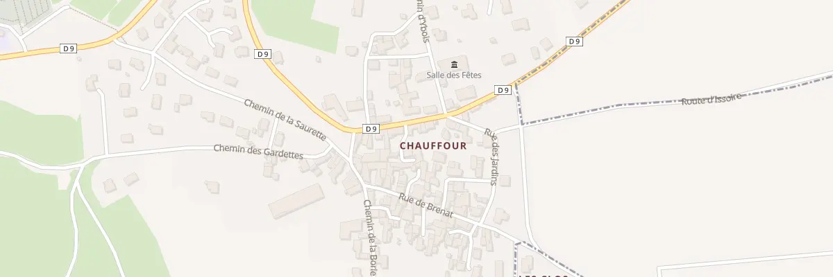 Plan du 8 Rte d’Issoire (Chauffour) à Orbeil