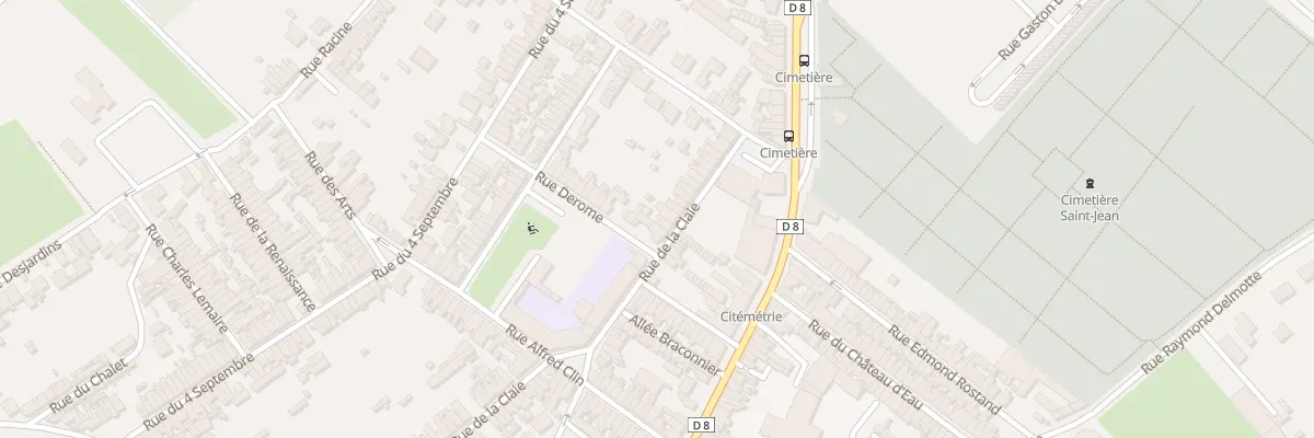 Plan du 105 Rue de la Claie à Saint-Quentin