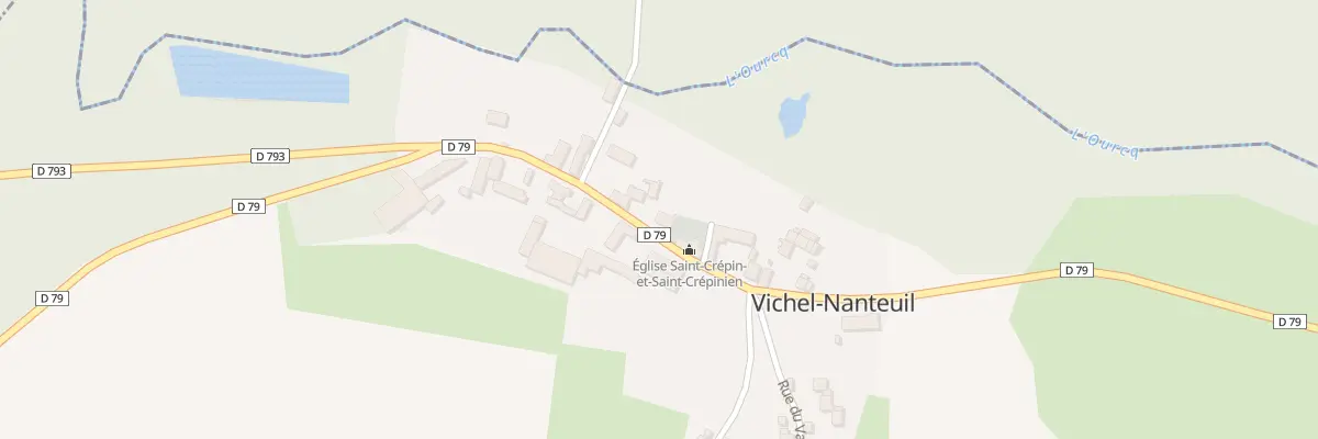 Plan du 11 Rue de l’Ourcq à Vichel-Nanteuil