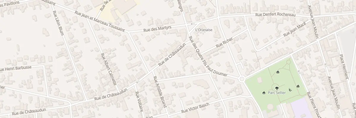 Plan du 5 Rue de Châteaudun à Tergnier