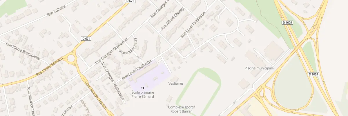 Plan du 2 Rue Gallieni à Gauchy