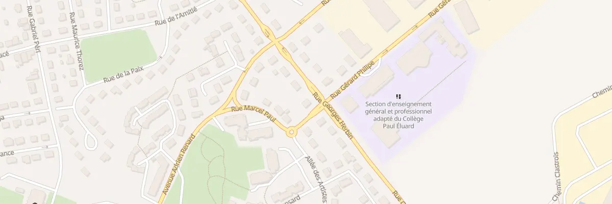 Plan du 38 Rue Georges Herbin à Gauchy